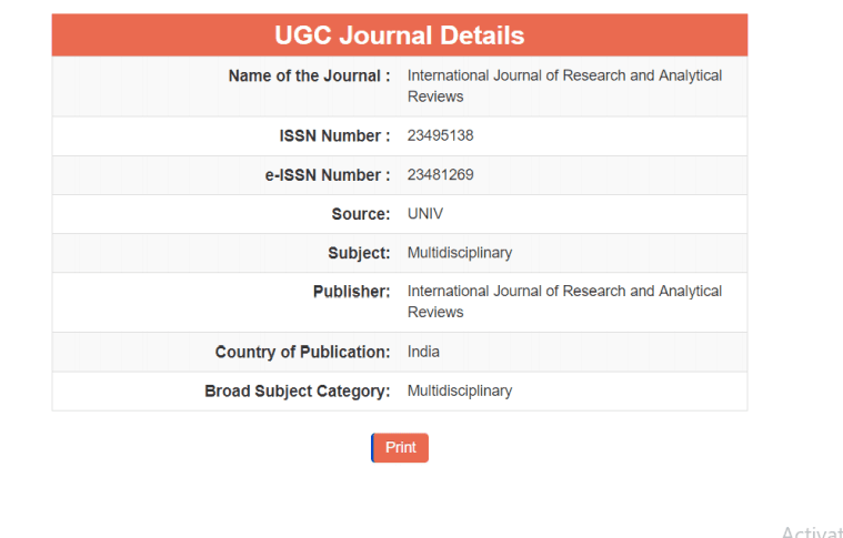IJARESM journal details